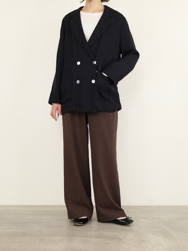 【Un carnet】ツイルテーラードジャケット