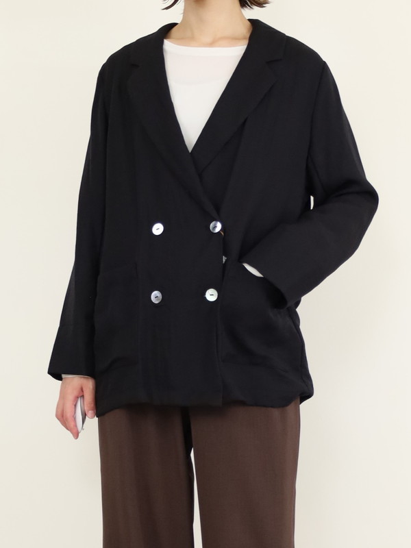 【Un carnet】ツイルテーラードジャケット