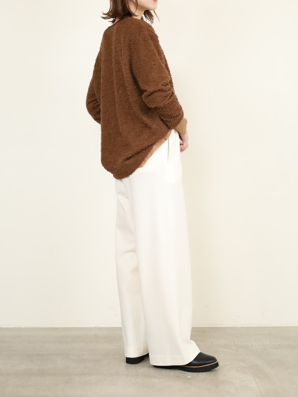 【Doneeyu】カシミヤタッチ両面起毛ドロストパンツ