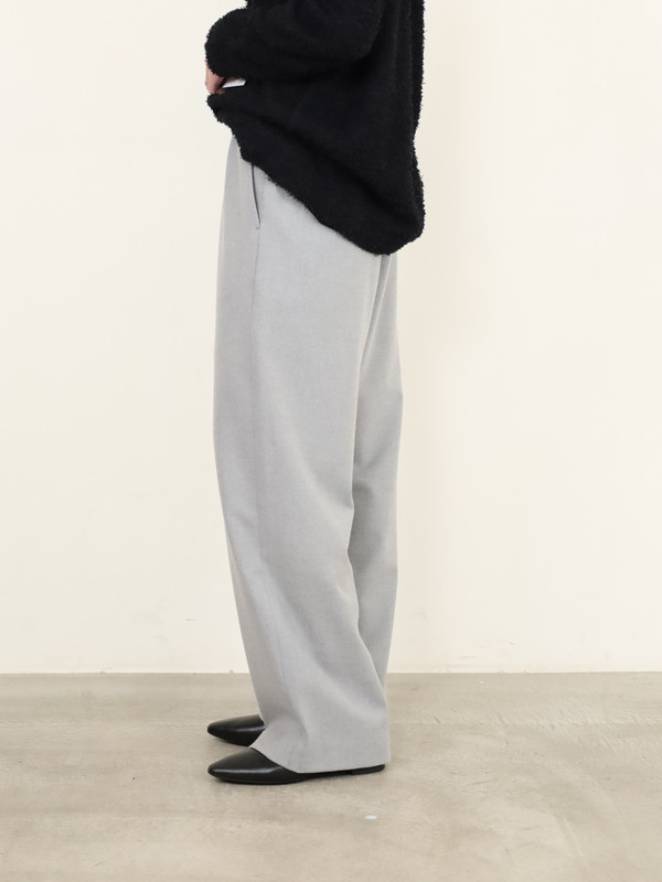 【Doneeyu】カシミヤタッチ両面起毛ドロストパンツ