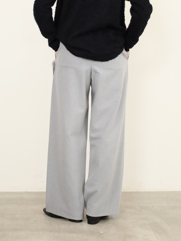 【Doneeyu】カシミヤタッチ両面起毛ドロストパンツ