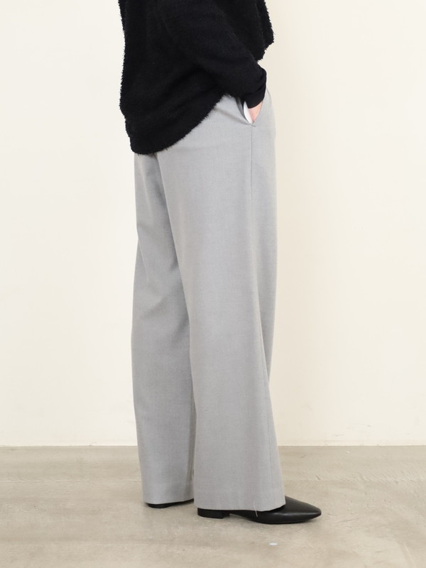 【Doneeyu】カシミヤタッチ両面起毛ドロストパンツ