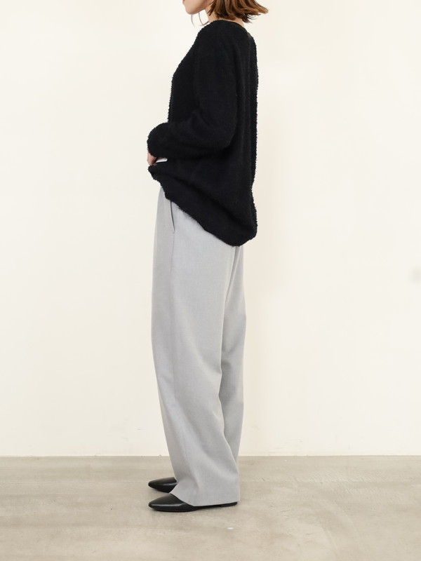 【Doneeyu】カシミヤタッチ両面起毛ドロストパンツ