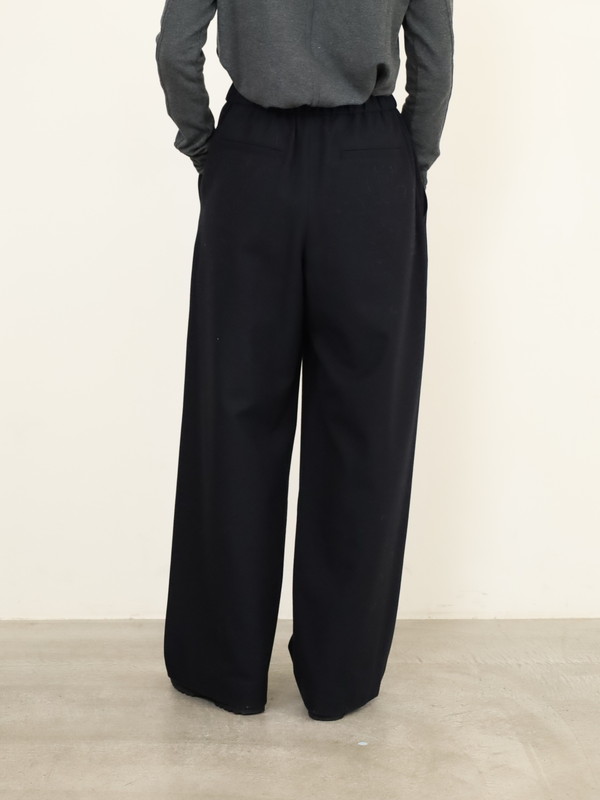 【Doneeyu】カシミヤタッチ両面起毛ドロストパンツ