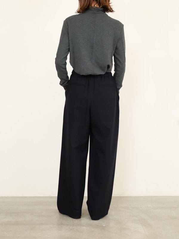 【Doneeyu】カシミヤタッチ両面起毛ドロストパンツ