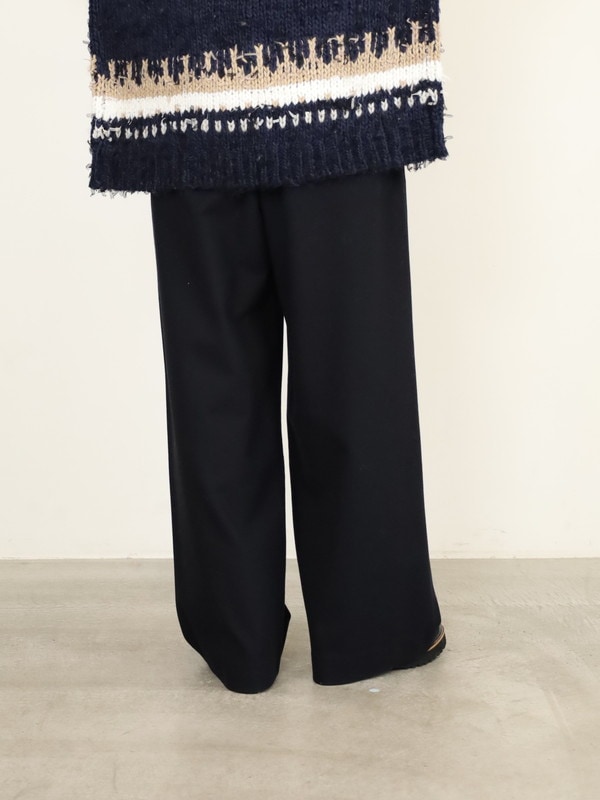 【Doneeyu】カシミヤタッチ両面起毛ドロストパンツ