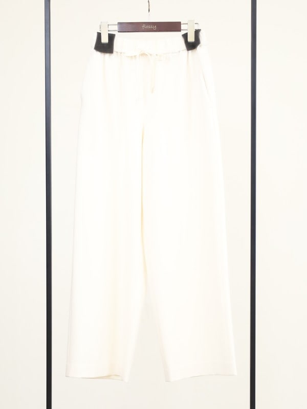 【Doneeyu】カシミヤタッチ両面起毛ドロストパンツ