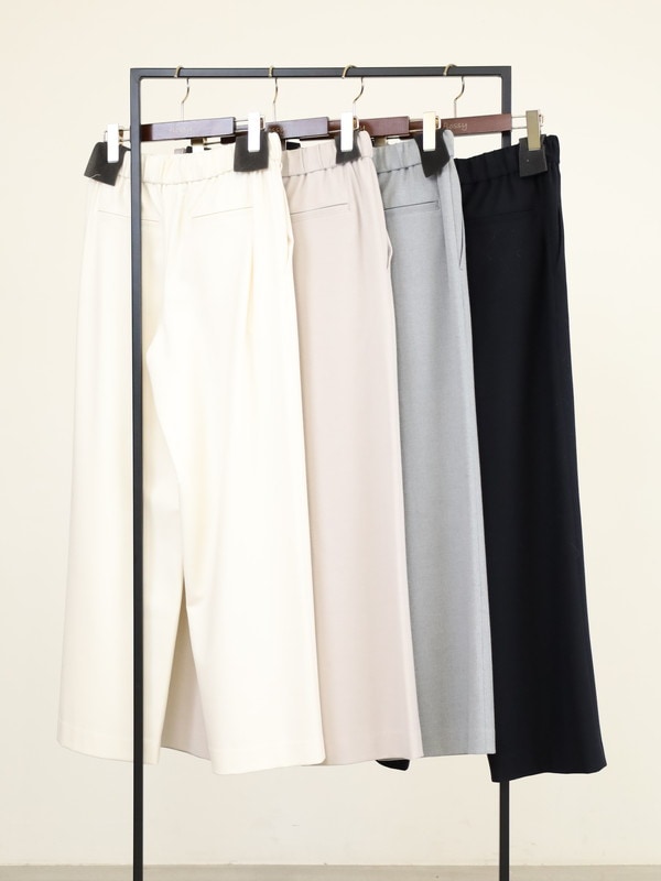 【Doneeyu】カシミヤタッチ両面起毛ドロストパンツ