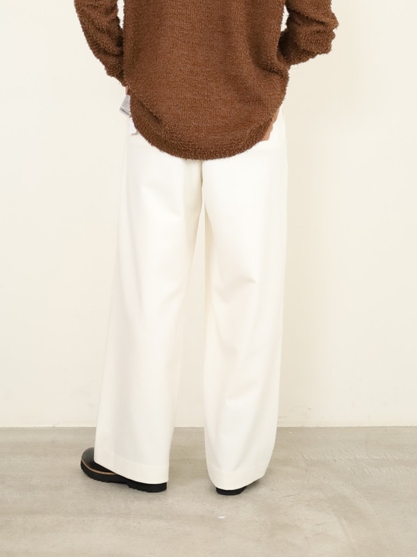 【Doneeyu】カシミヤタッチ両面起毛ドロストパンツ