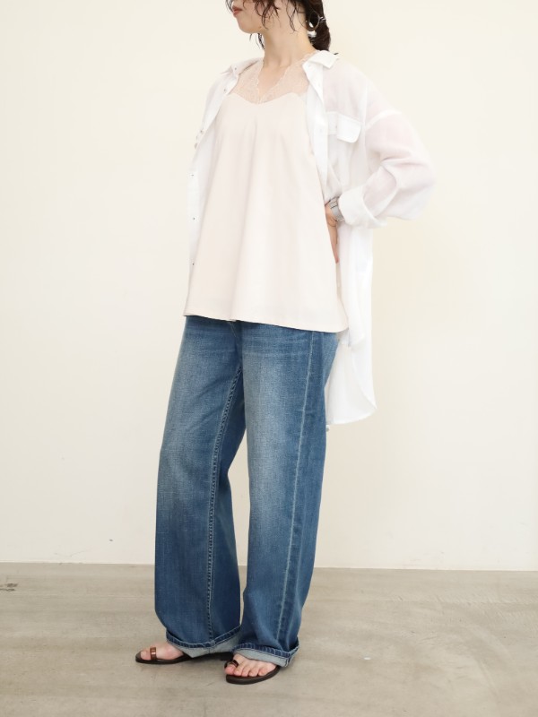 ayane】レースフレアタンクトップ