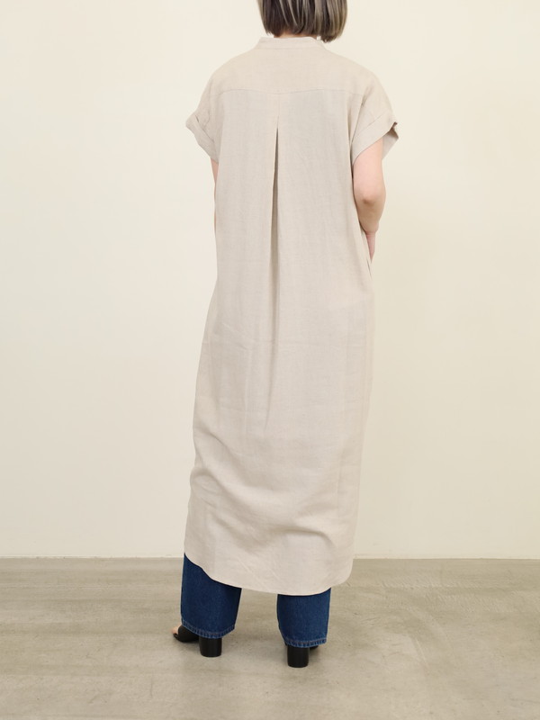 【MICA&DEAL EVERY】リネンタックショルダーワンピース 36 日本製 MICA&DEAL EVERY】リネンタックショルダーワンピース 36 日本製
