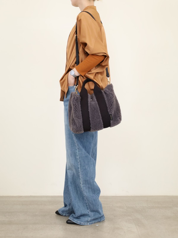 【VIOLA'dORO】エコムートンテープハンドル2WAYトート