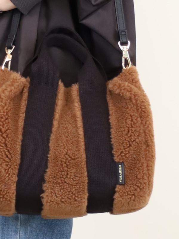 【VIOLA'dORO】エコムートンテープハンドル2WAYトート