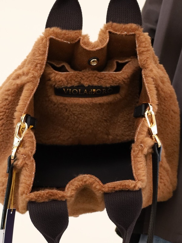 【VIOLA'dORO】エコムートンテープハンドル2WAYトート