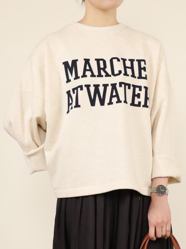 MICA&DEAL × AMERICANA ボリューム袖　ロゴスウェット MICA&DEAL × AMERICANA ボリューム袖 ロゴスウェット - メルカリ