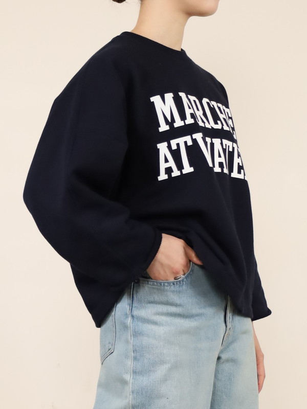 MICA&DEAL × AMERICANA ボリューム袖　ロゴスウェット MICA&DEAL × AMERICANA ボリューム袖 ロゴスウェット - メルカリ