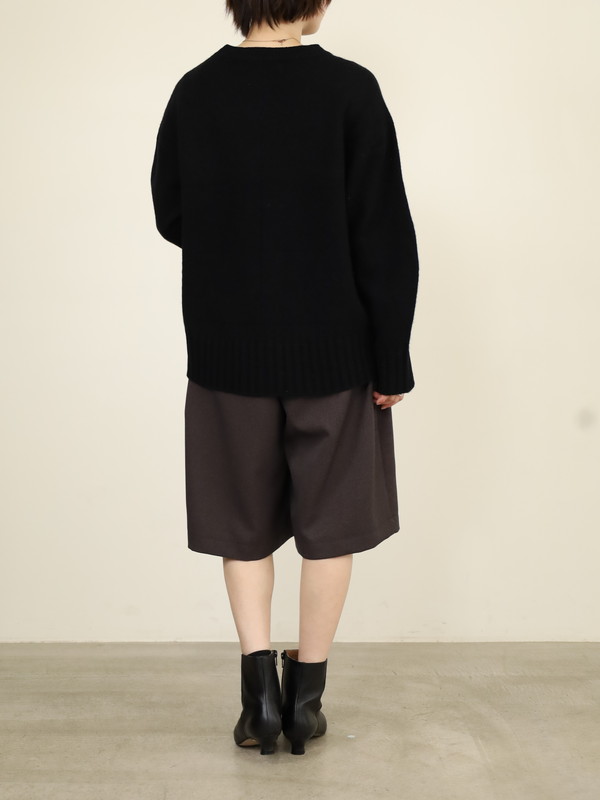 【trois】ウールライクショートパンツ