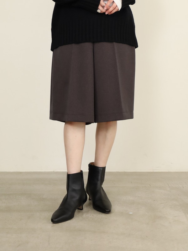 【trois】ウールライクショートパンツ