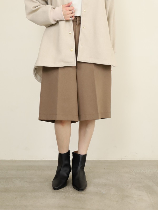 【trois】ウールライクショートパンツ