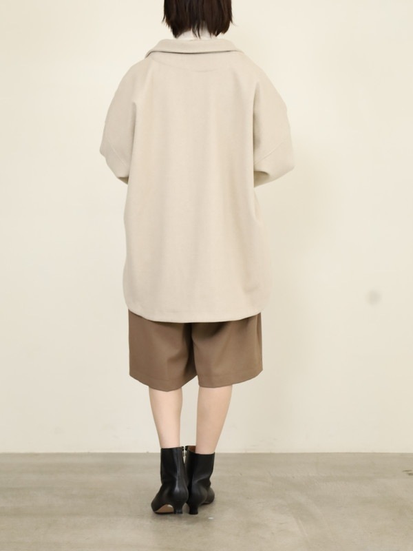 【trois】ウールライクショートパンツ