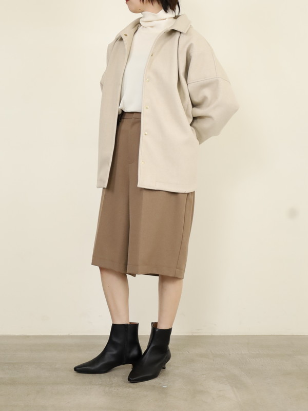 【trois】ウールライクショートパンツ