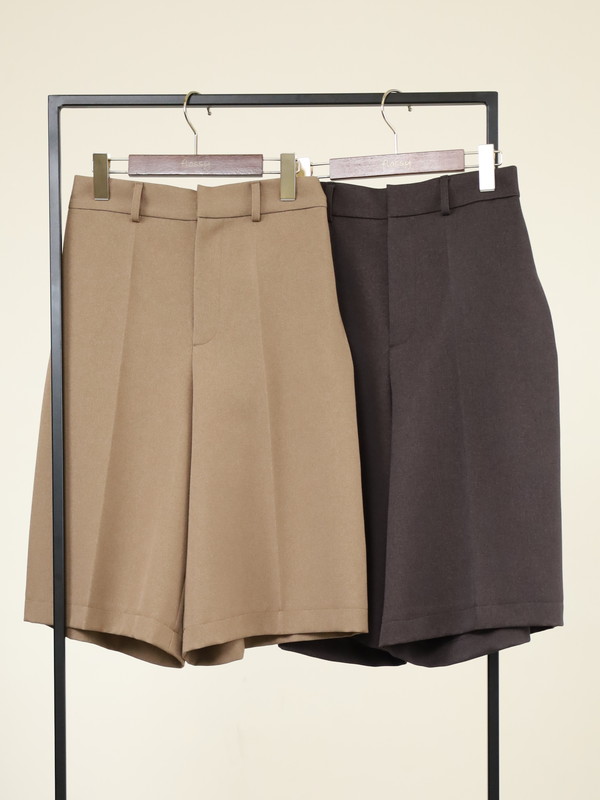 【trois】ウールライクショートパンツ