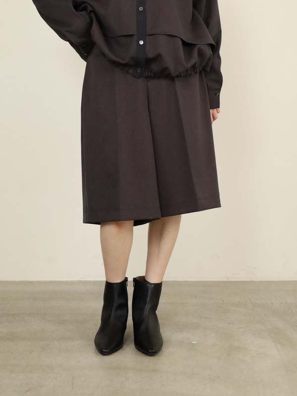 【trois】ウールライクショートパンツ