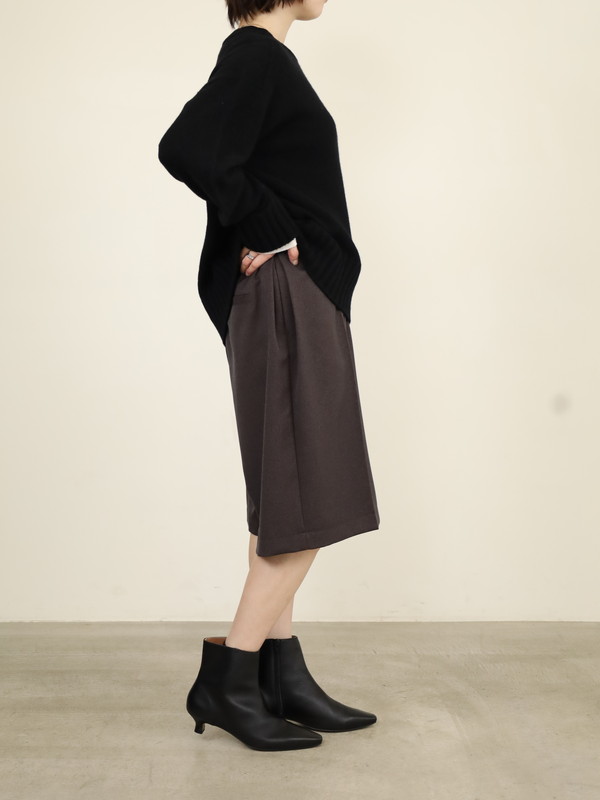 【trois】ウールライクショートパンツ