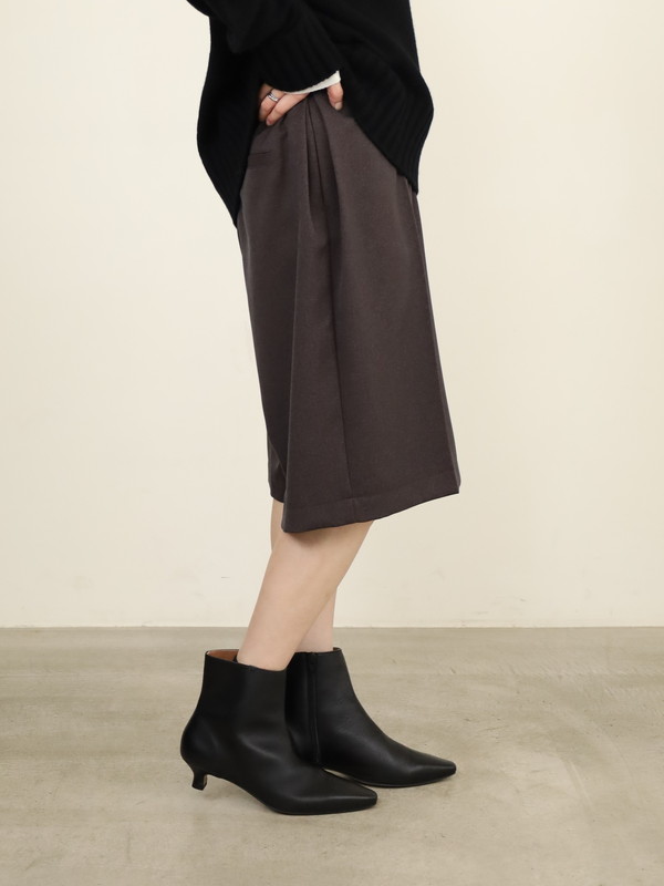 【trois】ウールライクショートパンツ