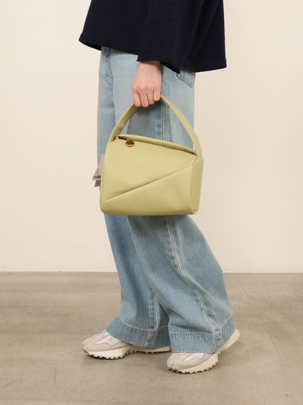 【cache chache】アシンメトリーワンハンドルバッグ