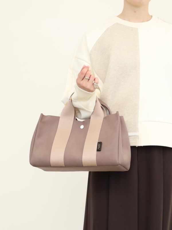 【VIOLA'dORO】エコスエード横長トートバッグ 