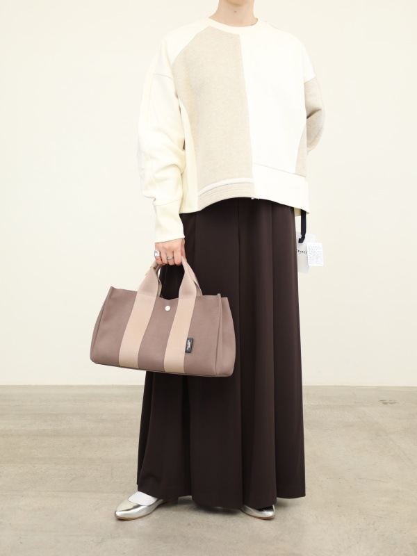 【VIOLA'dORO】エコスエード横長トートバッグ 