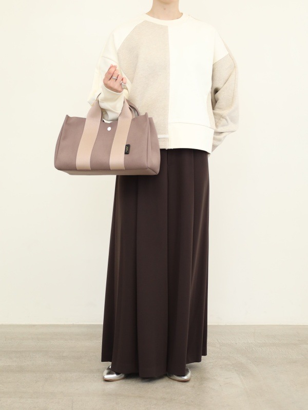 【VIOLA'dORO】エコスエード横長トートバッグ 