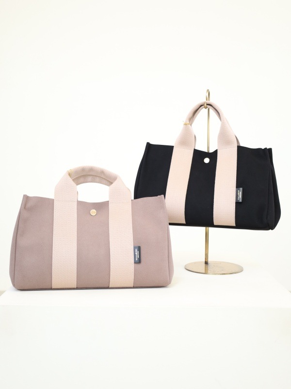 【VIOLA'dORO】エコスエード横長トートバッグ 