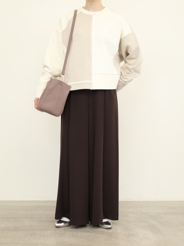 【VIOLA'dORO】エコスエード横長トートバッグ 