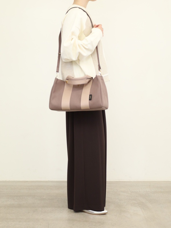 【VIOLA'dORO】エコスエード横長トートバッグ 