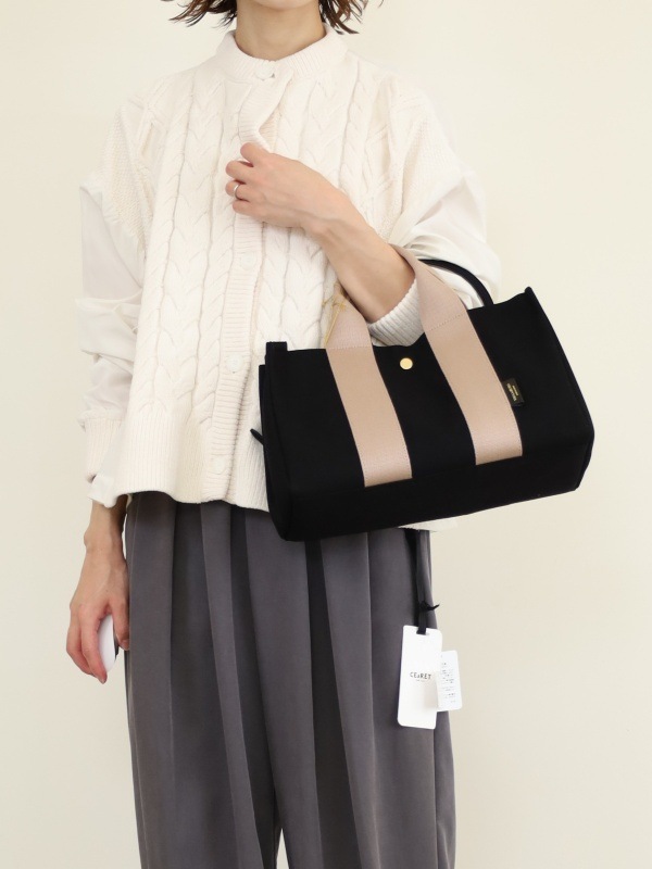 【VIOLA'dORO】エコスエード横長トートバッグ 