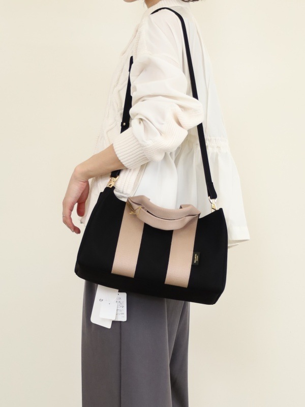 【VIOLA'dORO】エコスエード横長トートバッグ 