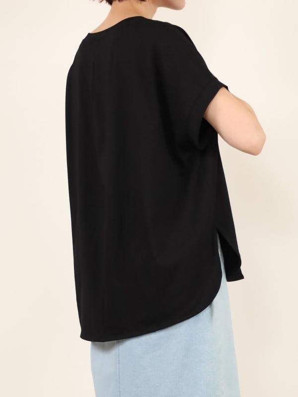【ayane】フレンチスリーブミニロゴTシャツ