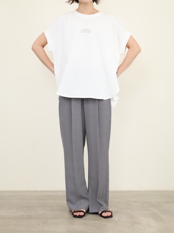 【ayane】フレンチスリーブミニロゴTシャツ