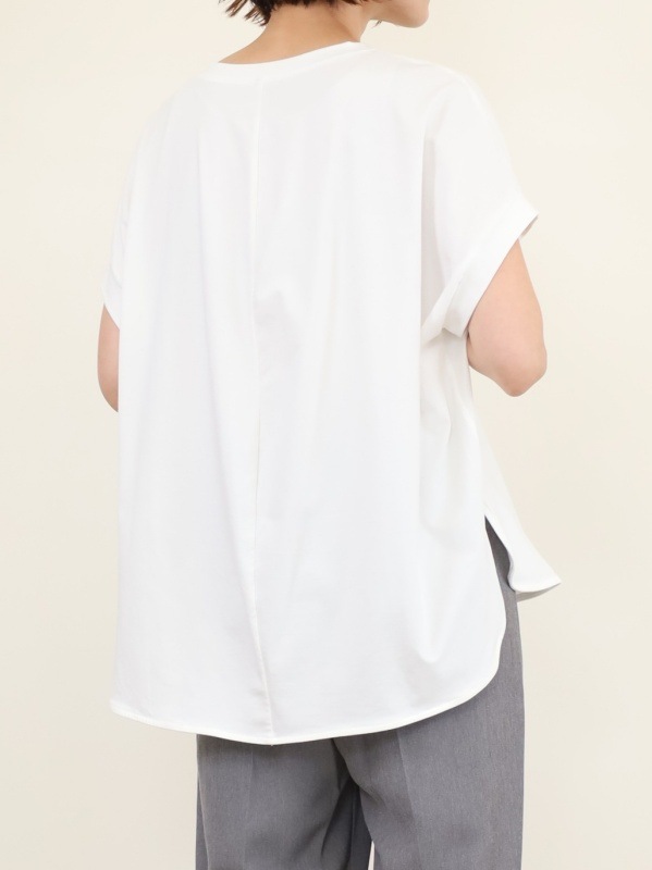 【ayane】フレンチスリーブミニロゴTシャツ