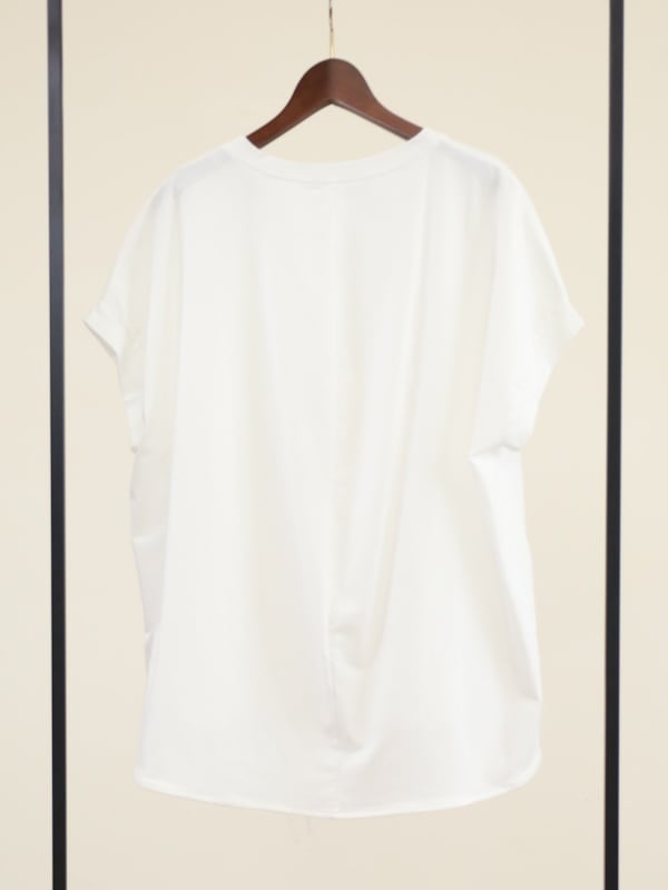 【ayane】フレンチスリーブミニロゴTシャツ