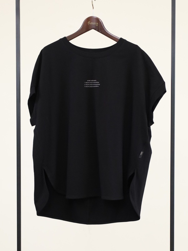 【ayane】フレンチスリーブミニロゴTシャツ