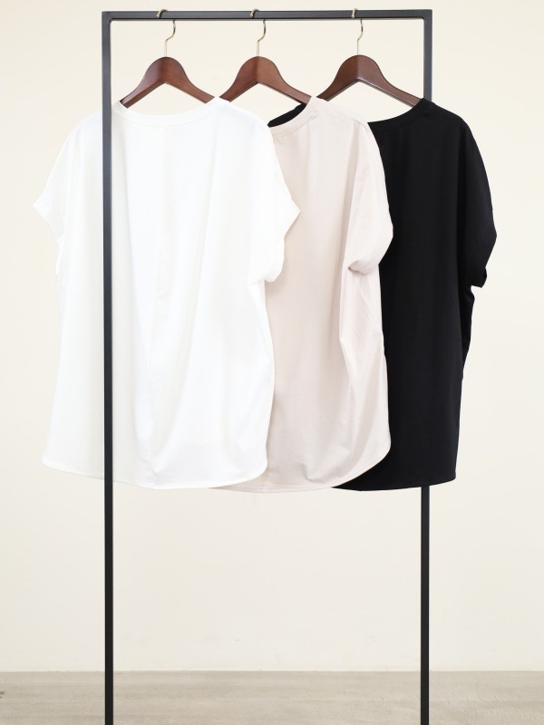 【ayane】フレンチスリーブミニロゴTシャツ
