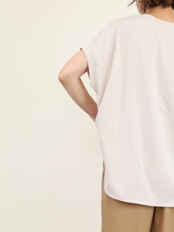 【ayane】フレンチスリーブミニロゴTシャツ