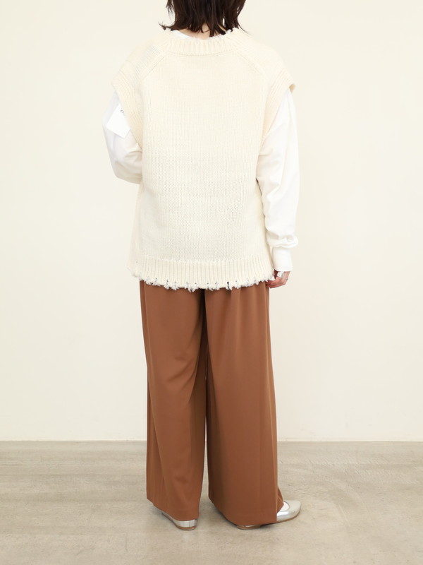 【CEaRET】ケーブルニットベスト