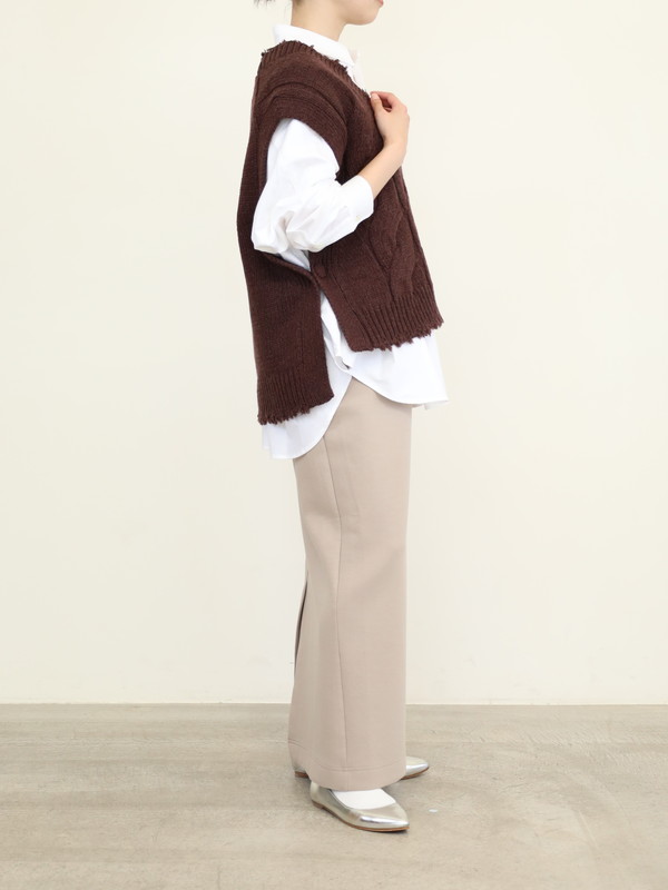 【CEaRET】ケーブルニットベスト