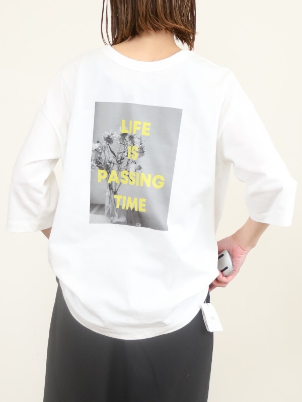 【siro de labonte】前後両用フォトTシャツ
