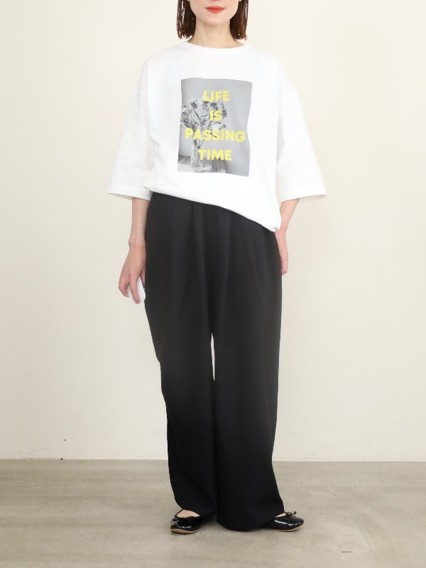 【siro de labonte】前後両用フォトTシャツ