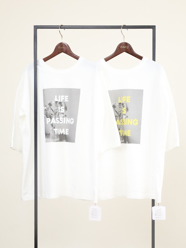 【siro de labonte】前後両用フォトTシャツ